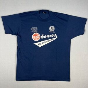 VTG Okemos 3 on 3‎ Basketball T Shirt Mens XL 1990s Michigan Screen Stars USA